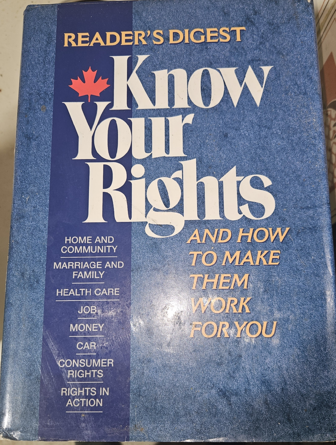 Reader's Digest Know Your Rights Book