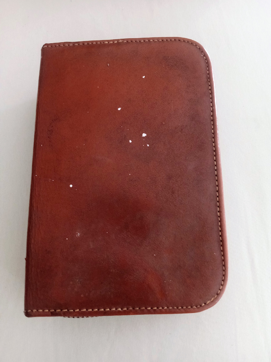 Vintage Leather Toiletry Travel Case - photo 2