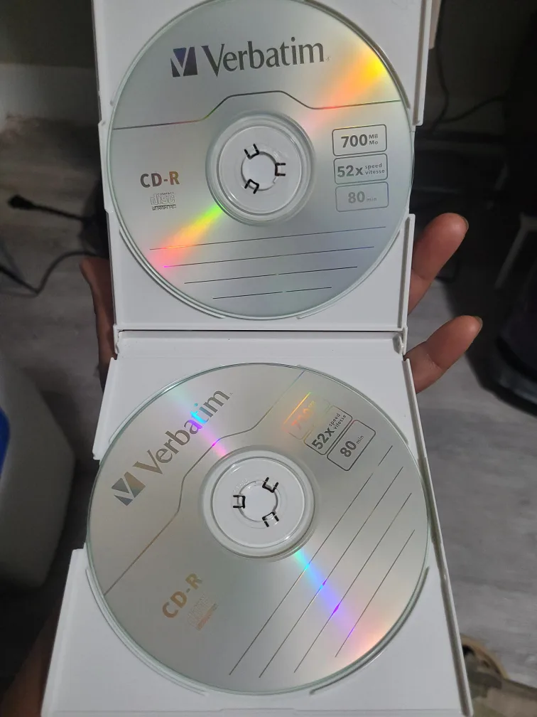 2 Verbatim CD-R 700MB 52x Speed thumbnail
