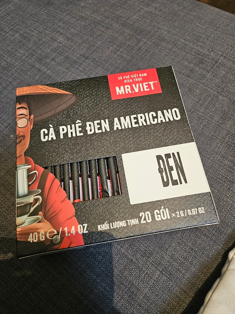 Mr. Viet Americano Black Coffee (20 Packs) image indicator(2)