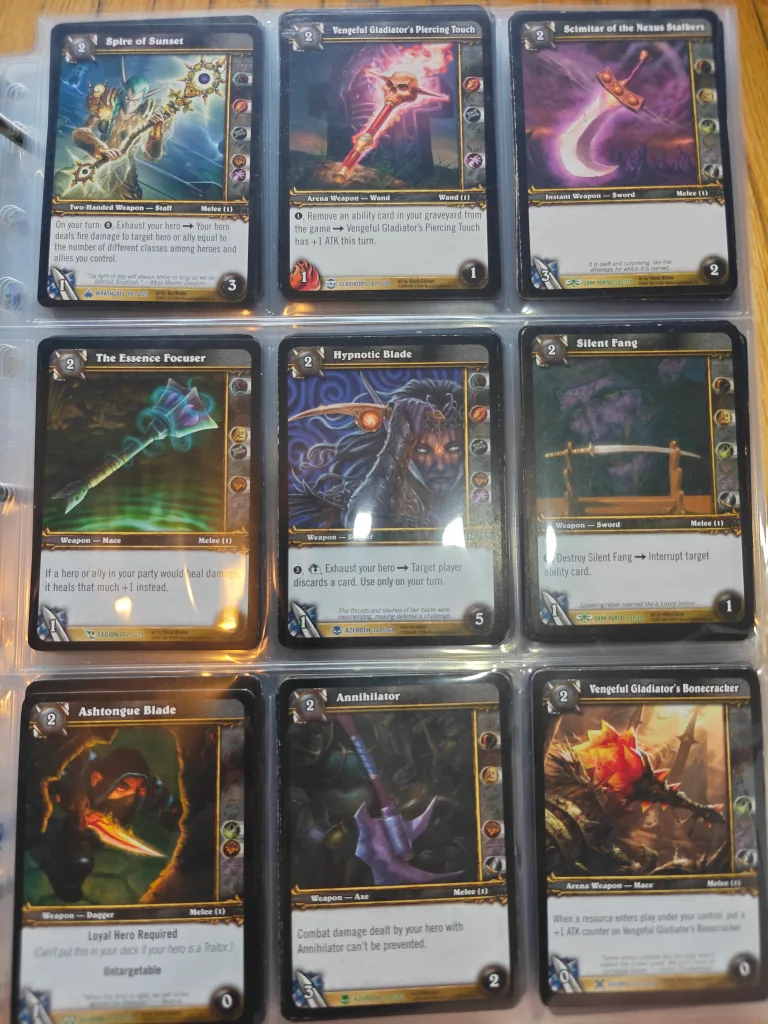 World of Warcraft TCG Cards (Weapons) image indicator(2)