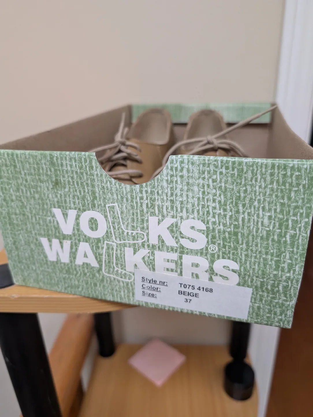🥕Volks Walkers Beige Leather Shoes - Size 37 (4)🥕 image indicator(6)