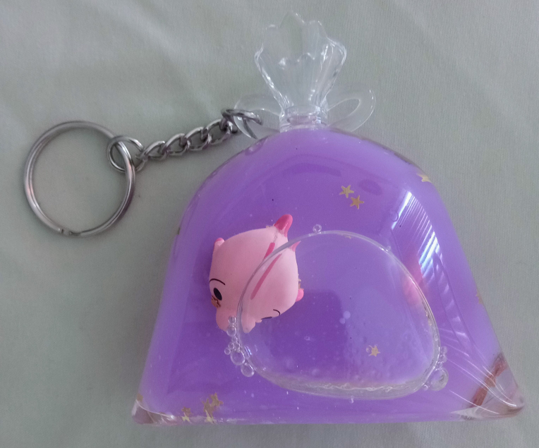 Cute Fish Keychain Purple - photo 2