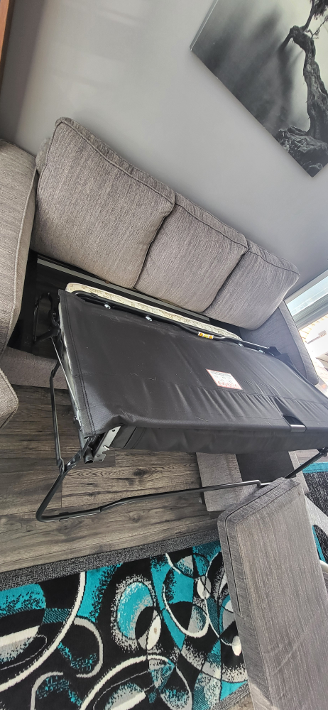 Grey Sofa with Pull-Out Bed - photo 3