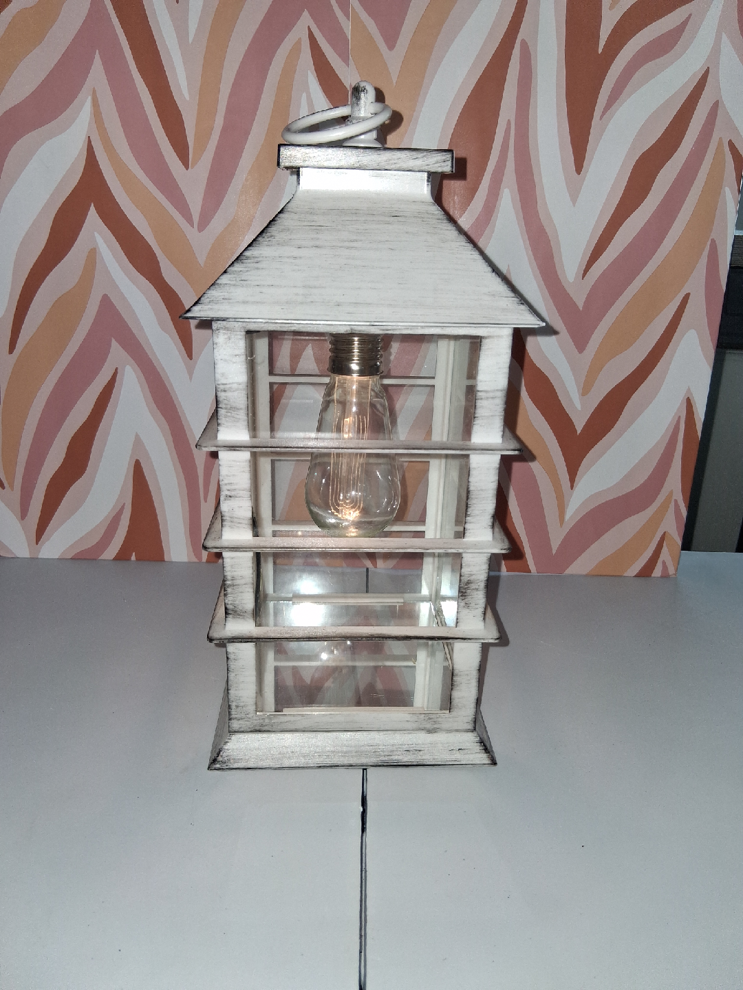 White Decorative Lantern - photo 2