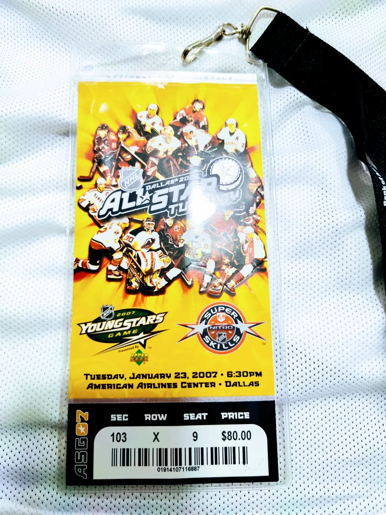 2007 Grail Dallas All Star Autographed Sidney Crosby Jersey image indicator(5)