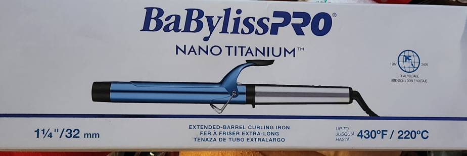 BaBylissPRO Nano Titanium 1 1/4" Curling Iron