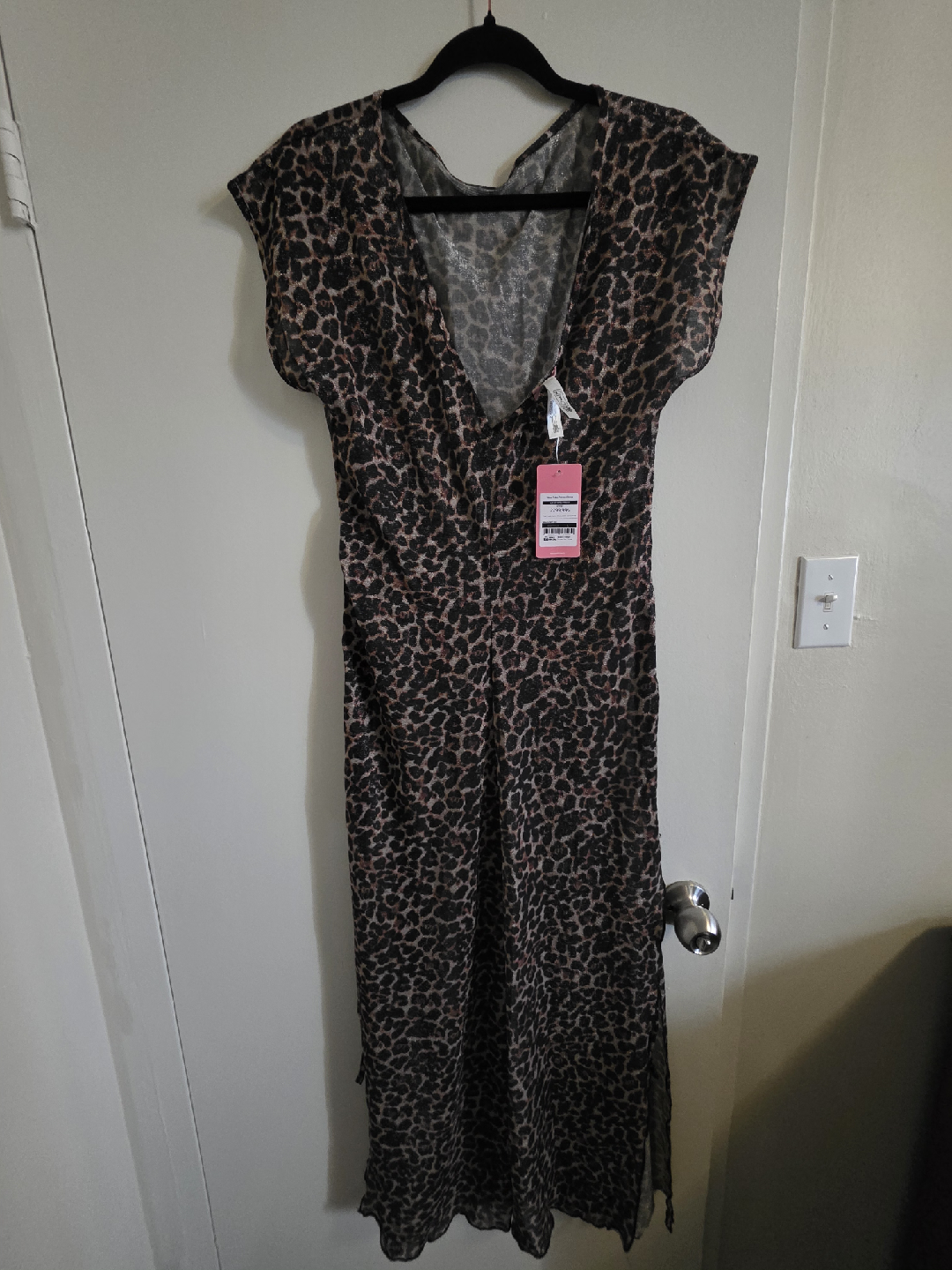 Leopard Print Maxi Dress - Size M - photo 2