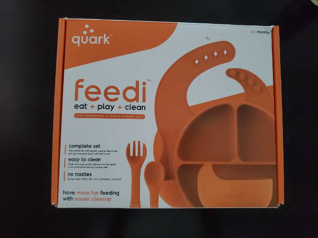 Quark Feedi Eat + Play + Clean Dining Set - photo 4