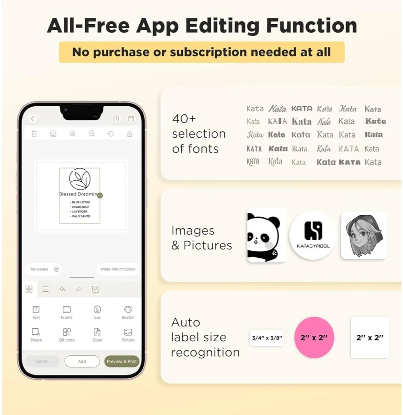 KATASYMBOL T50M Pro Thermal Label Printer - Portable image indicator(4)
