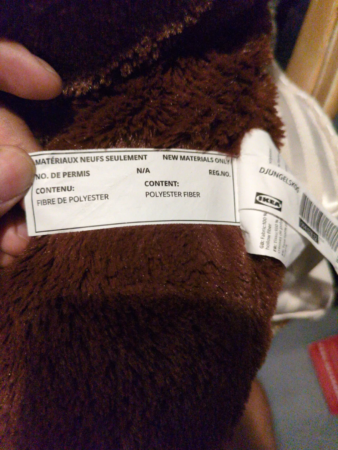 IKEA DJUNGELSKOG Brown Bear Plush image indicator(2)