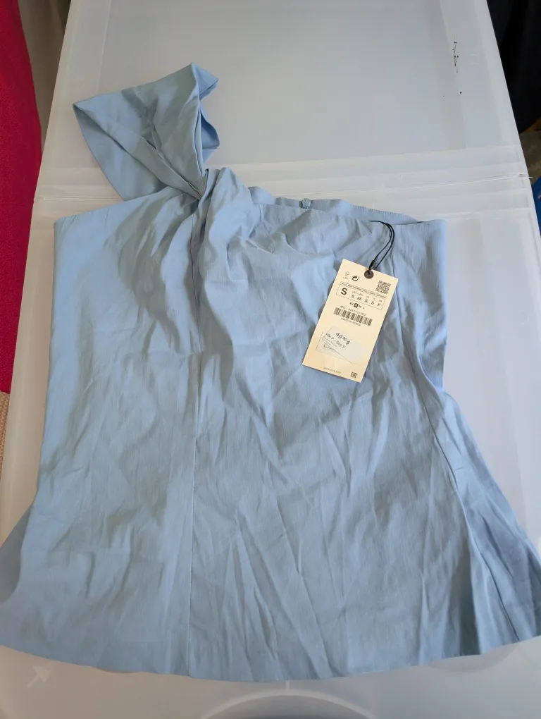 Zara Light Blue Top - Size S