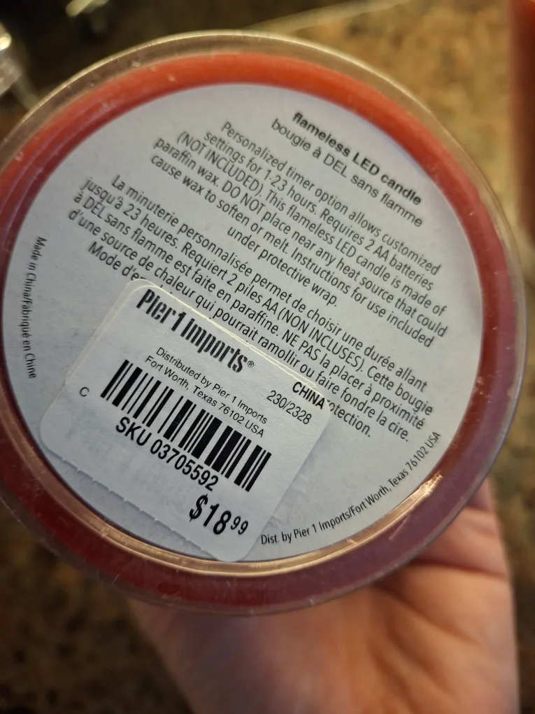 Pier 1 LED candles. image indicator(3)