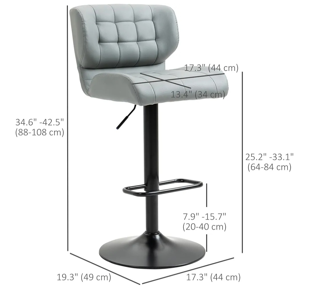 bar Stools Set of 2 - photo 2