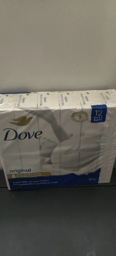 New Dove Original Moisturizing Cream Beauty Bar (12 pack) thumbnail