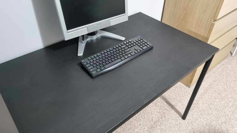 IKEA SANDSBERG Black Desk - photo 3