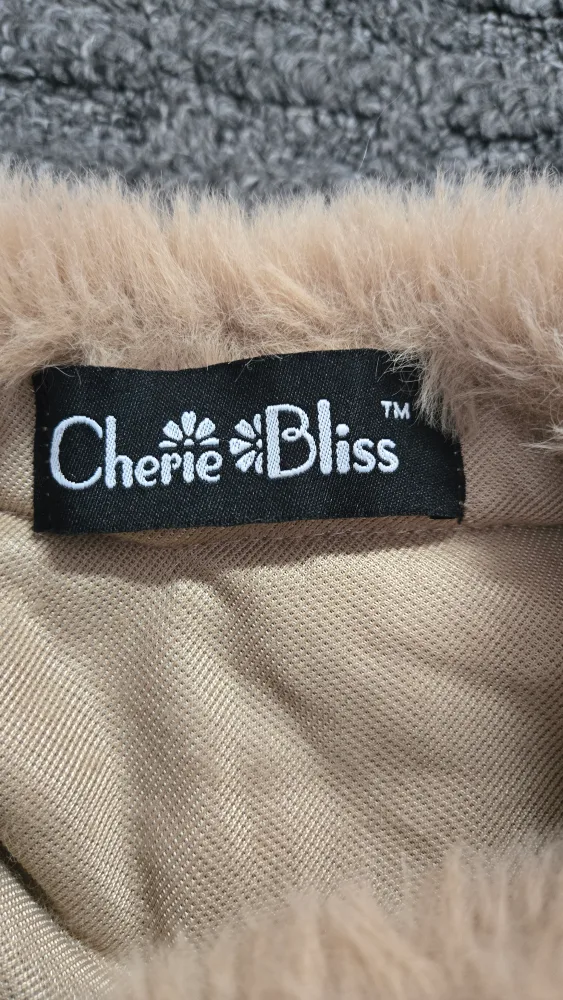 Cherie Bliss Beige kid's Poncho image indicator(2)