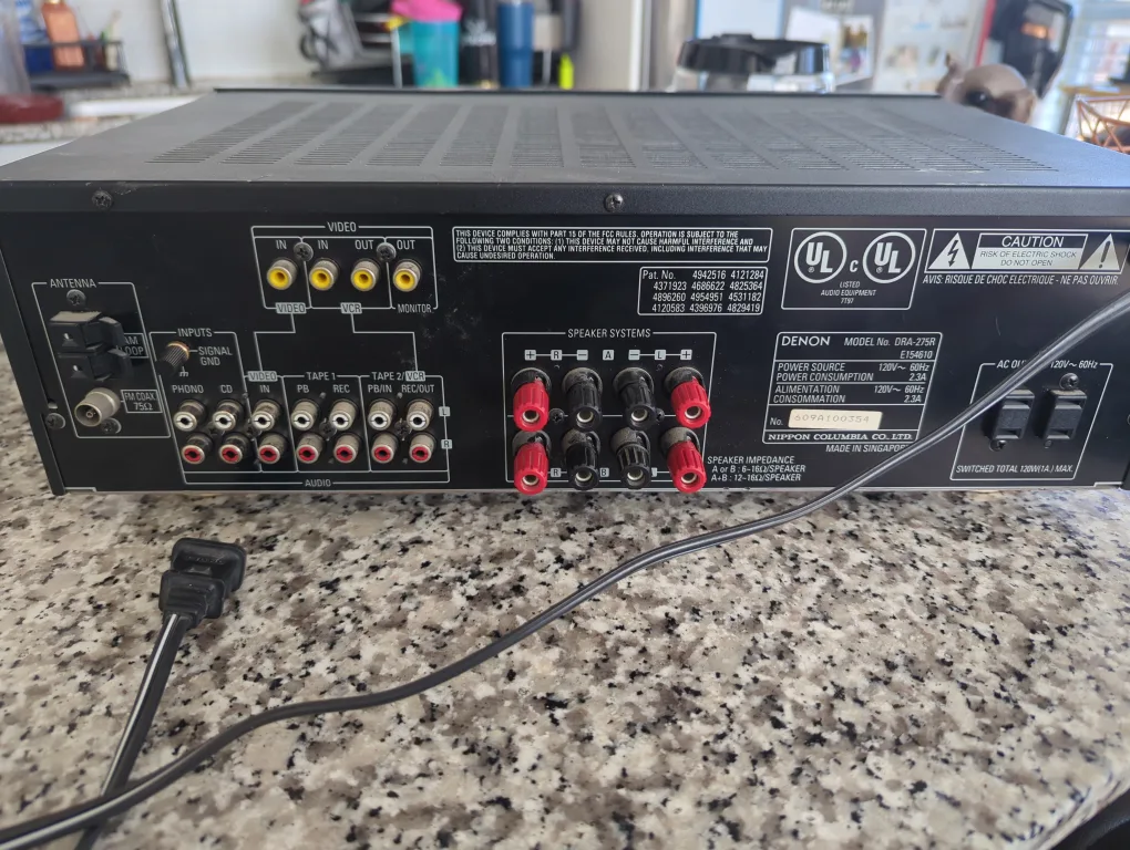 Denon DRA-275R AV Receiver Surround Sound Home Theater image indicator(2)