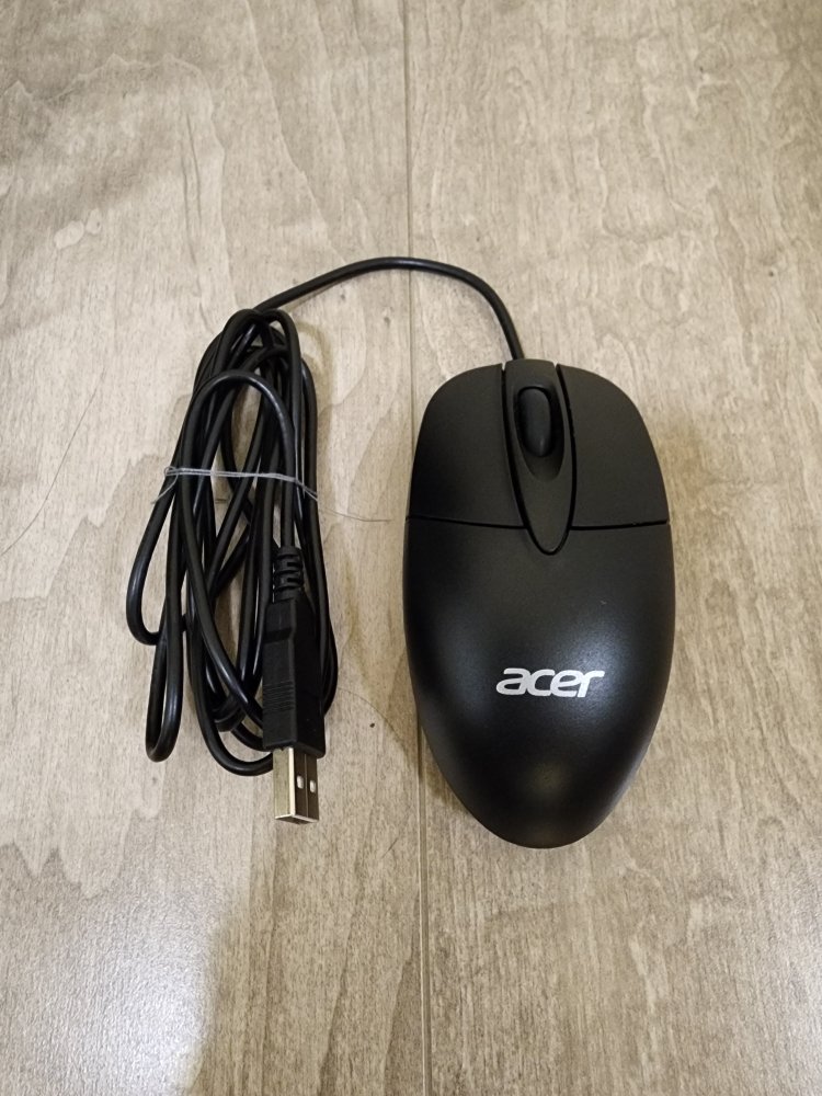 Acer Wired Optical Mouse - Black High-quality office mouse