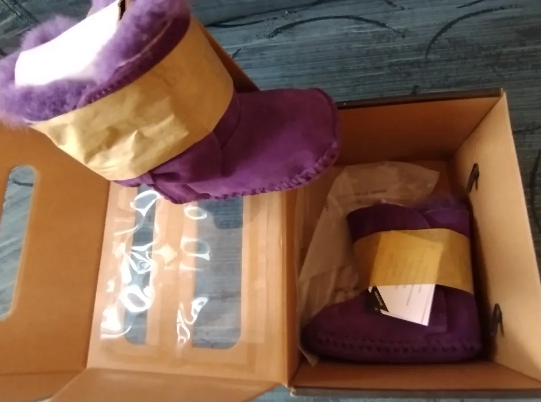 UGG Bixbee Booties - Purple, New in Box image indicator(3)