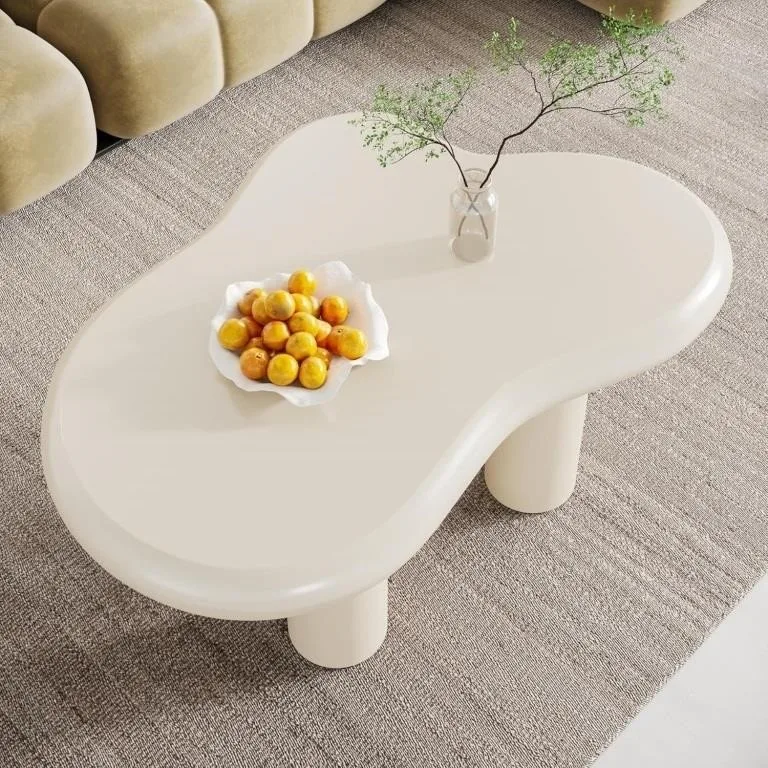 Cloud Coffee Table - Cream, Modern Design