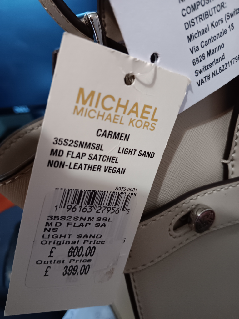 Michael Kors Carmen MD Flap Satchel - Light Sand - photo 3