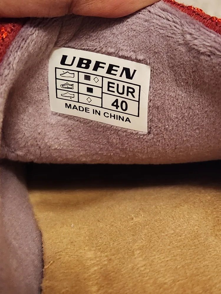 UBFEN Purple Suede Leather Slippers - Size 8 🥕 image indicator(4)