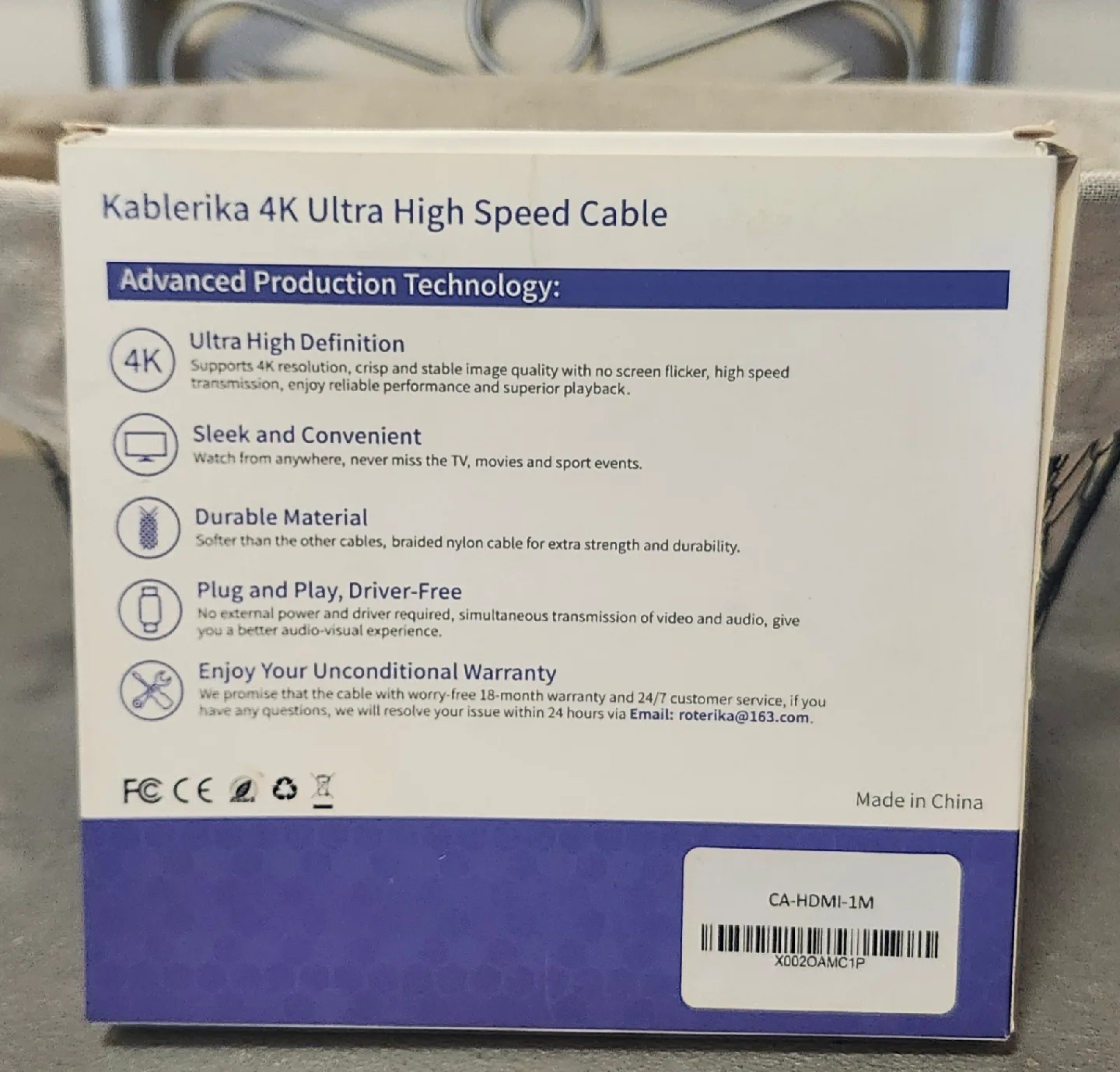 Kablerika 4K Ultra High Speed HDMI Cable image indicator(2)