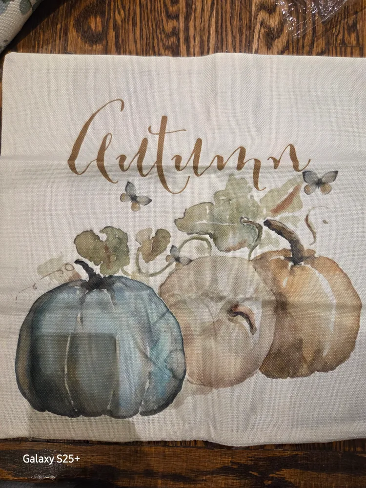 Thanksgiving Themed Pillow Covers & Table Runner FREE floor mats thumbnail