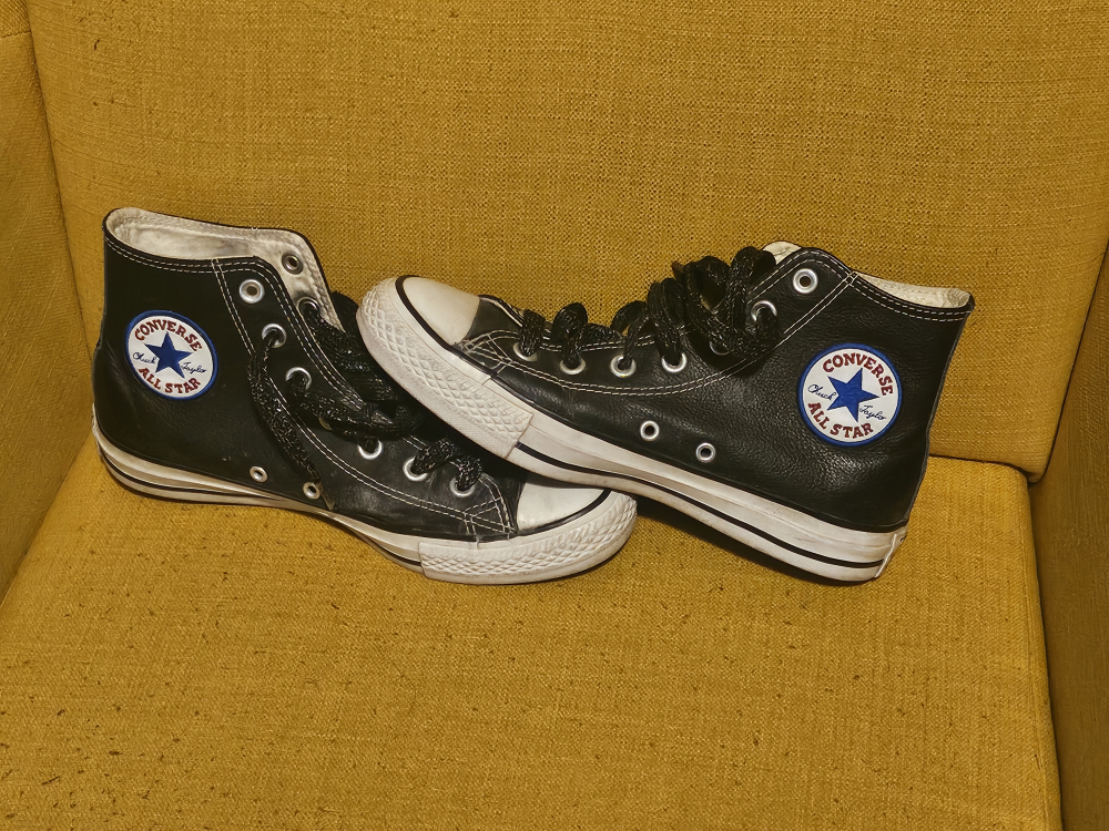 Converse All Star High Top Leather Sneakers