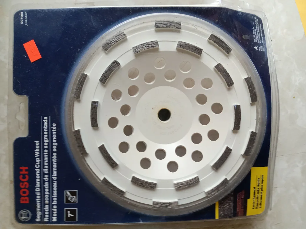 Bosch 7" Segmented Diamond Cup Wheel thumbnail