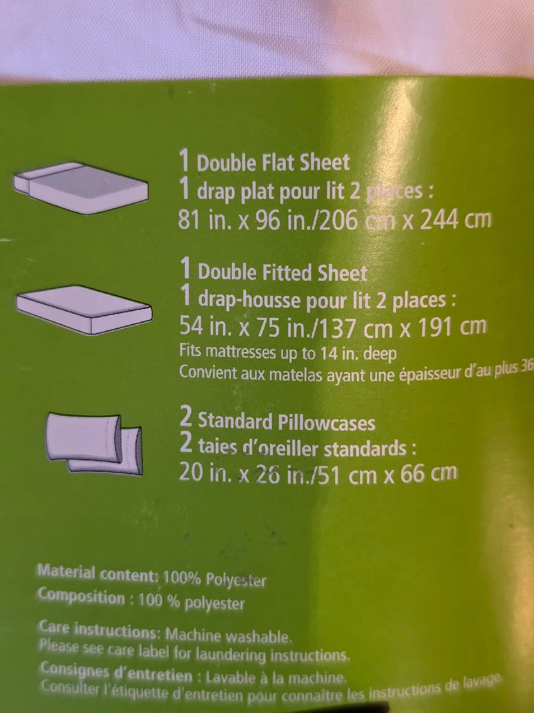 Double Sheet Set - Pink Cherries image indicator(2)