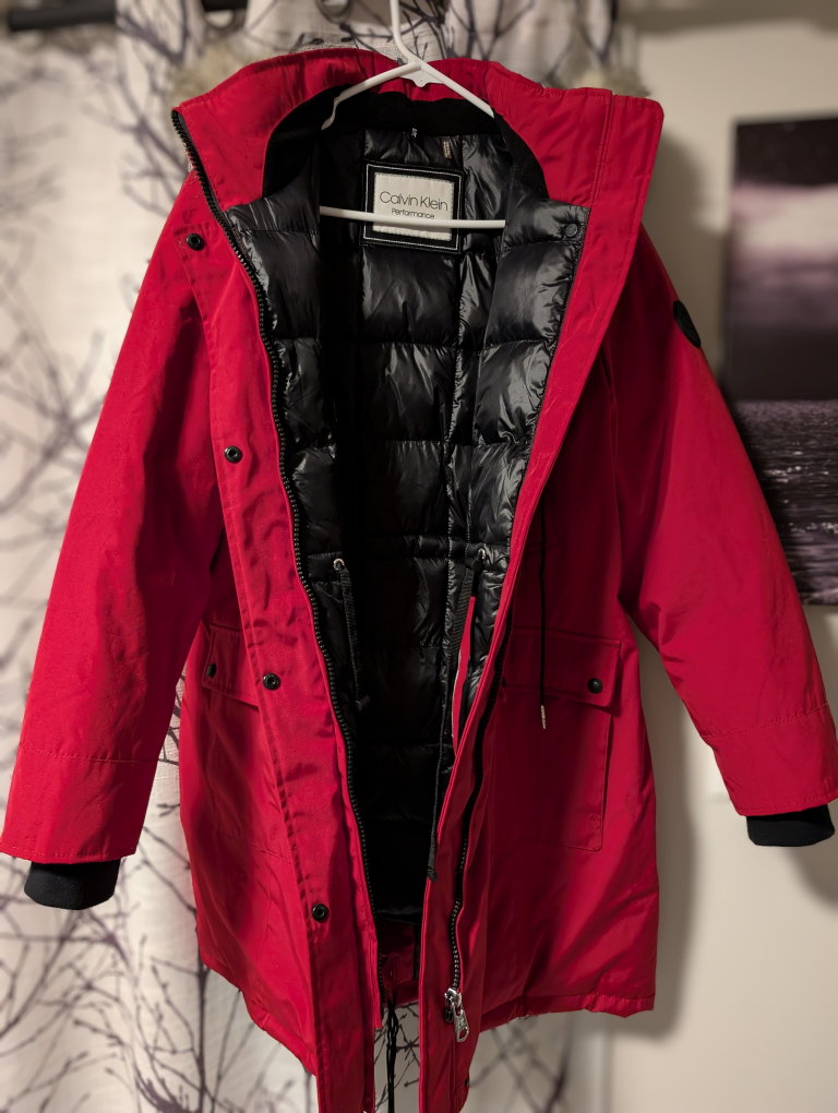 Calvin Klein Performance Red Winter Parka- Never Used - photo 2