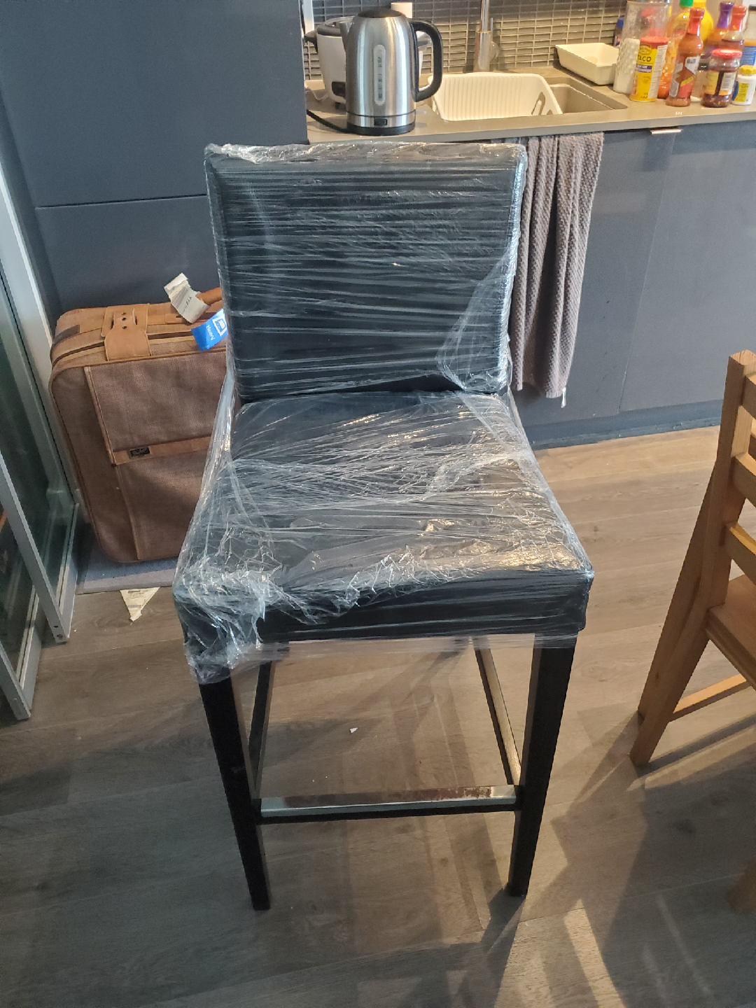Black Bar Stool x3