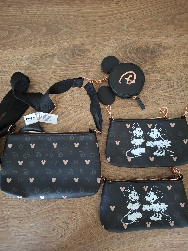 Disney Mickey & Minnie Mouse Crossbody Bag with Coin Purse - photo 2