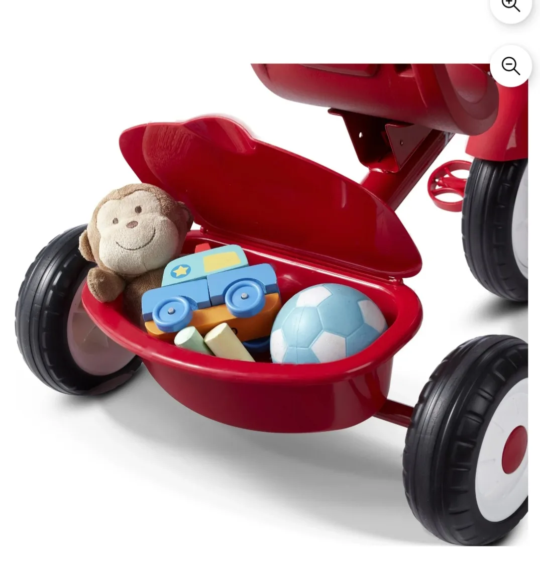 Radio Flyer 4-in-1 Stroll 'n Trike - Red Tricycle image indicator(2)