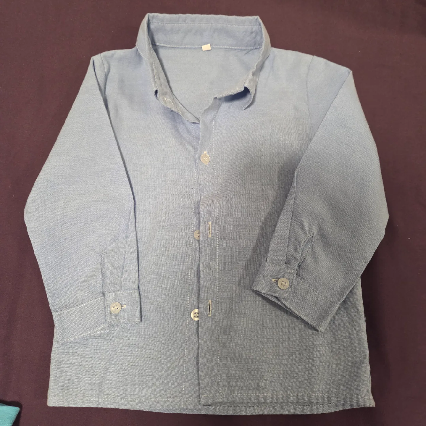 Blue Long Sleeve Kids Shirt only 5 dollars thumbnail