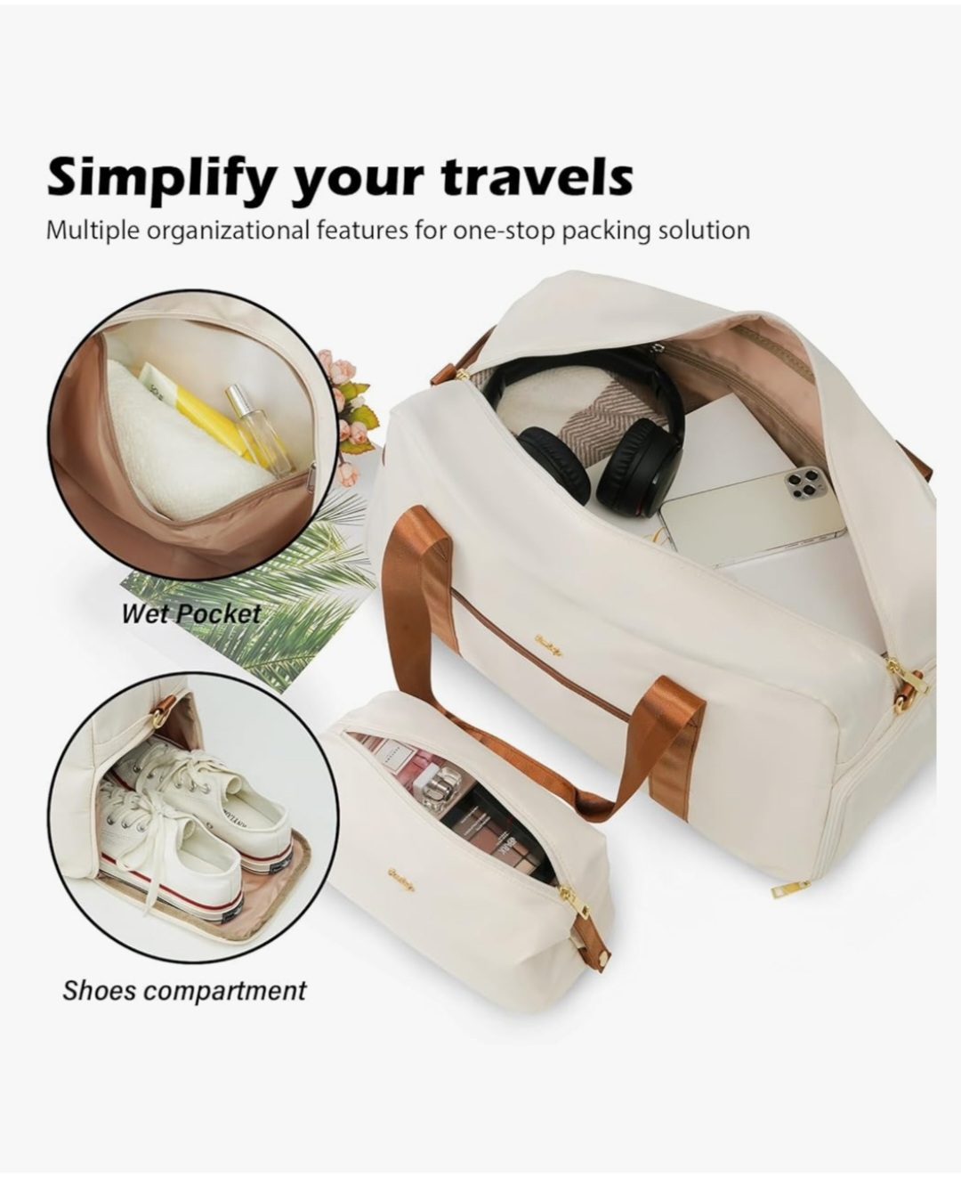 Beige Luggage Set (3-Piece) - photo 5