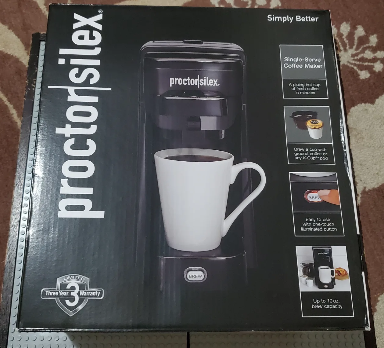 Proctor Silex Single Serve Coffee Maker thumbnail