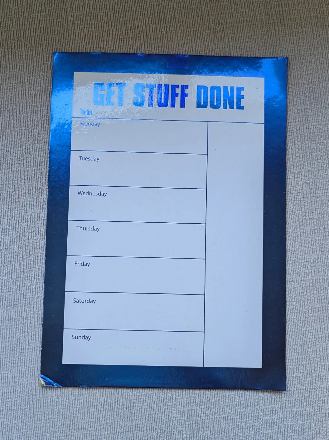 Get Stuff Done Magnetic Weekly Planner thumbnail