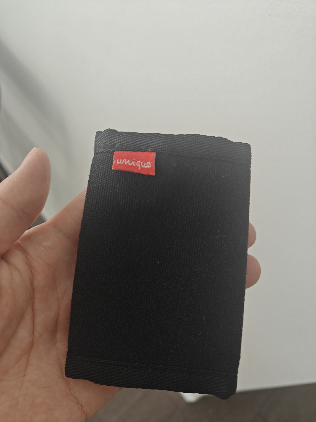 Unique Black Trifold Wallet