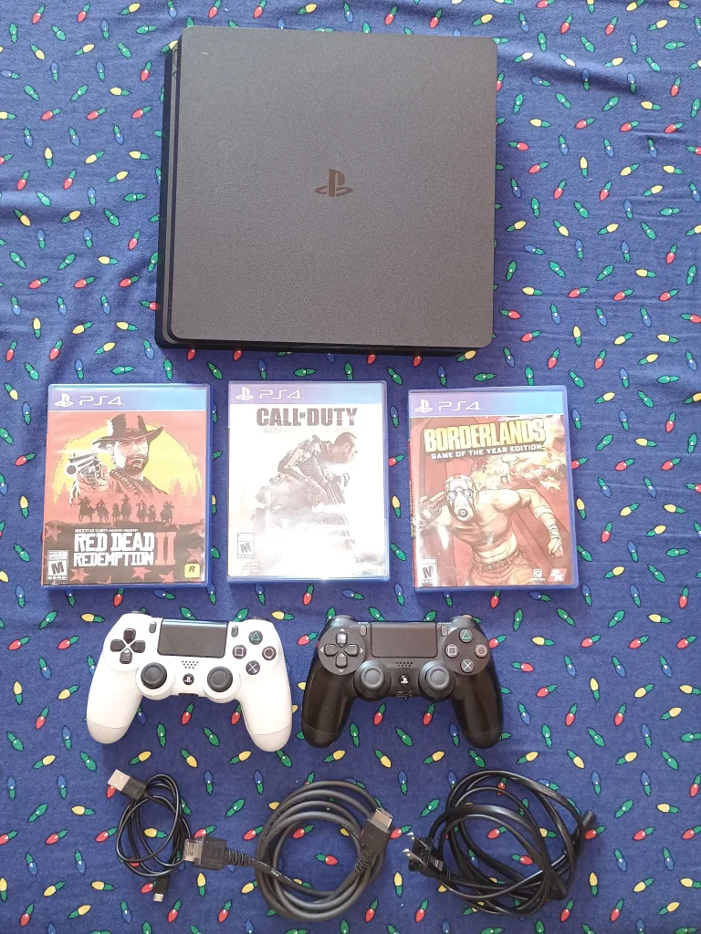 🎮 PS4 Slim 500GB Bundle | 2 Controllers + 3 Hit Games image indicator(7)
