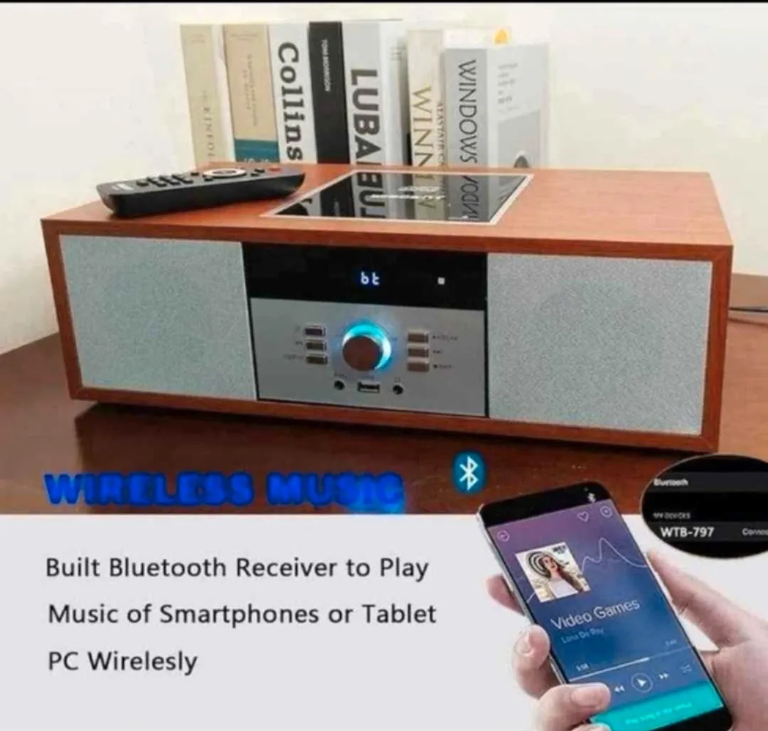 Wiscent CD Player and Stereo System image indicator(7)