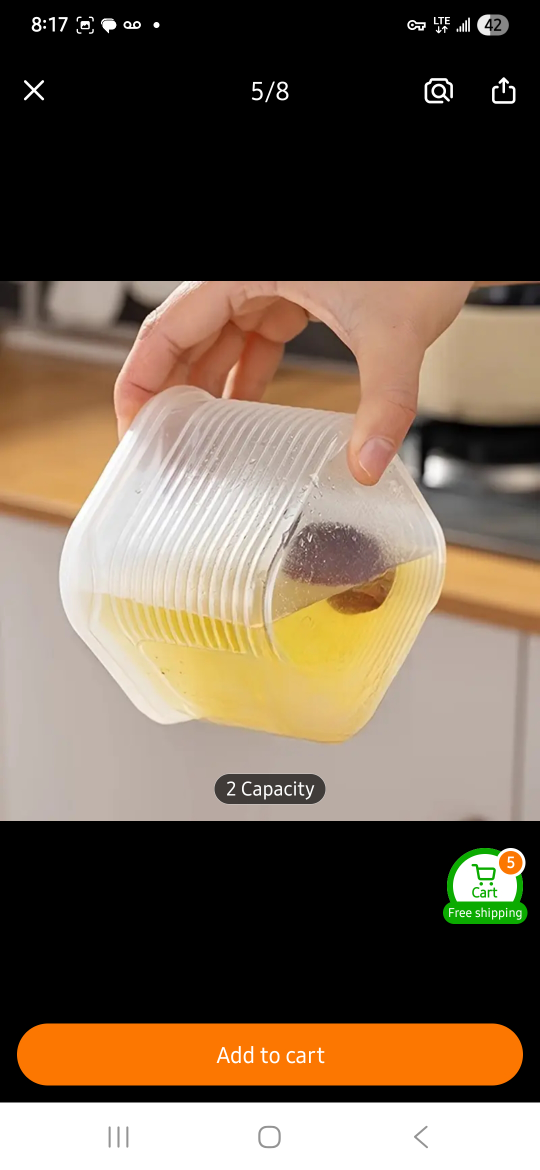 NEW 7 pc Food Storage Container Set - photo 4