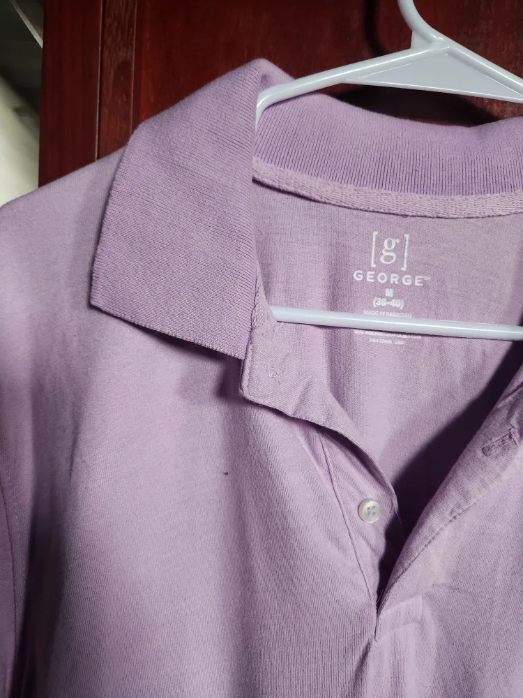 George Purple Polo Shirt Size M (38-40) image indicator(3)