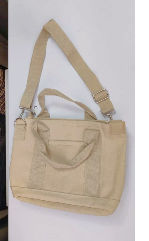 Beige Canvas Tote Bag - photo 5