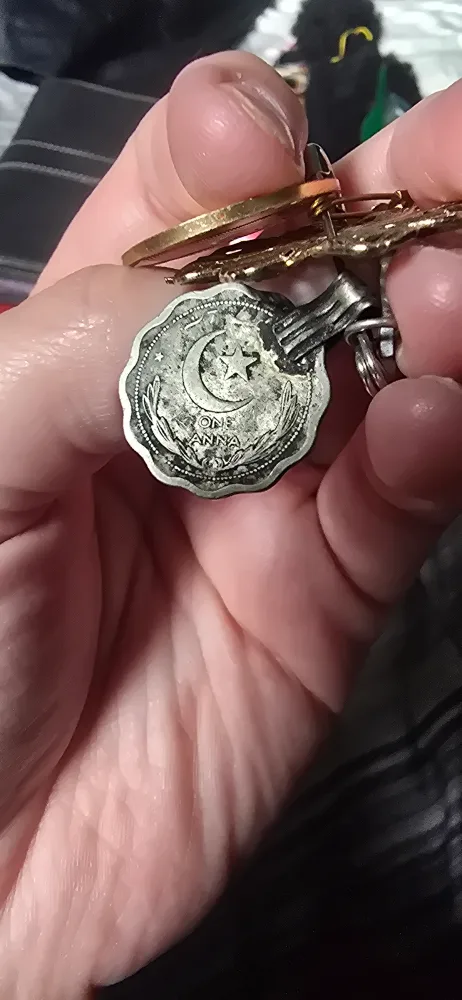 Vintage Pakistan Coin Brooch thumbnail