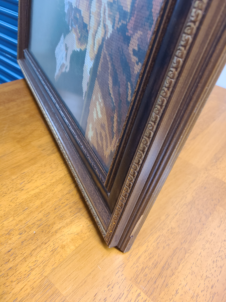 Vintage Framed Needlepoint Art - photo 4