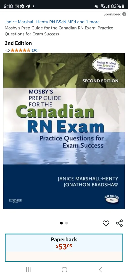 Mosby's Prep Guide for Canadian RN Exam second edition image indicator(3)