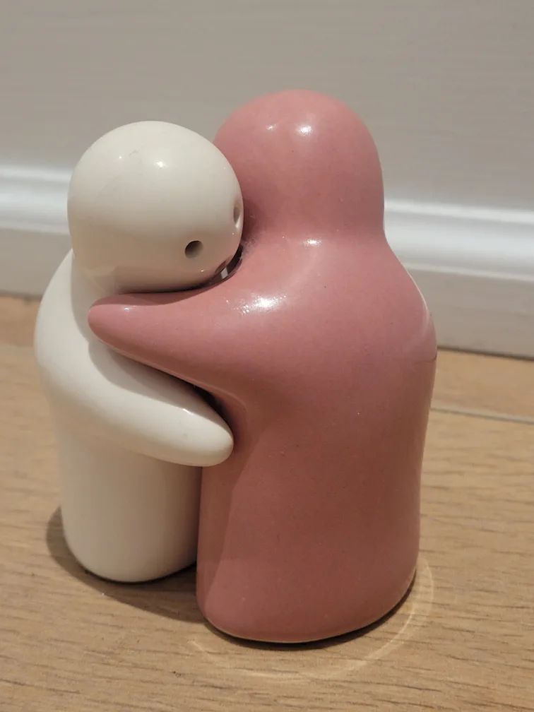 Hugging Ceramic Salt & Pepper Shakers thumbnail